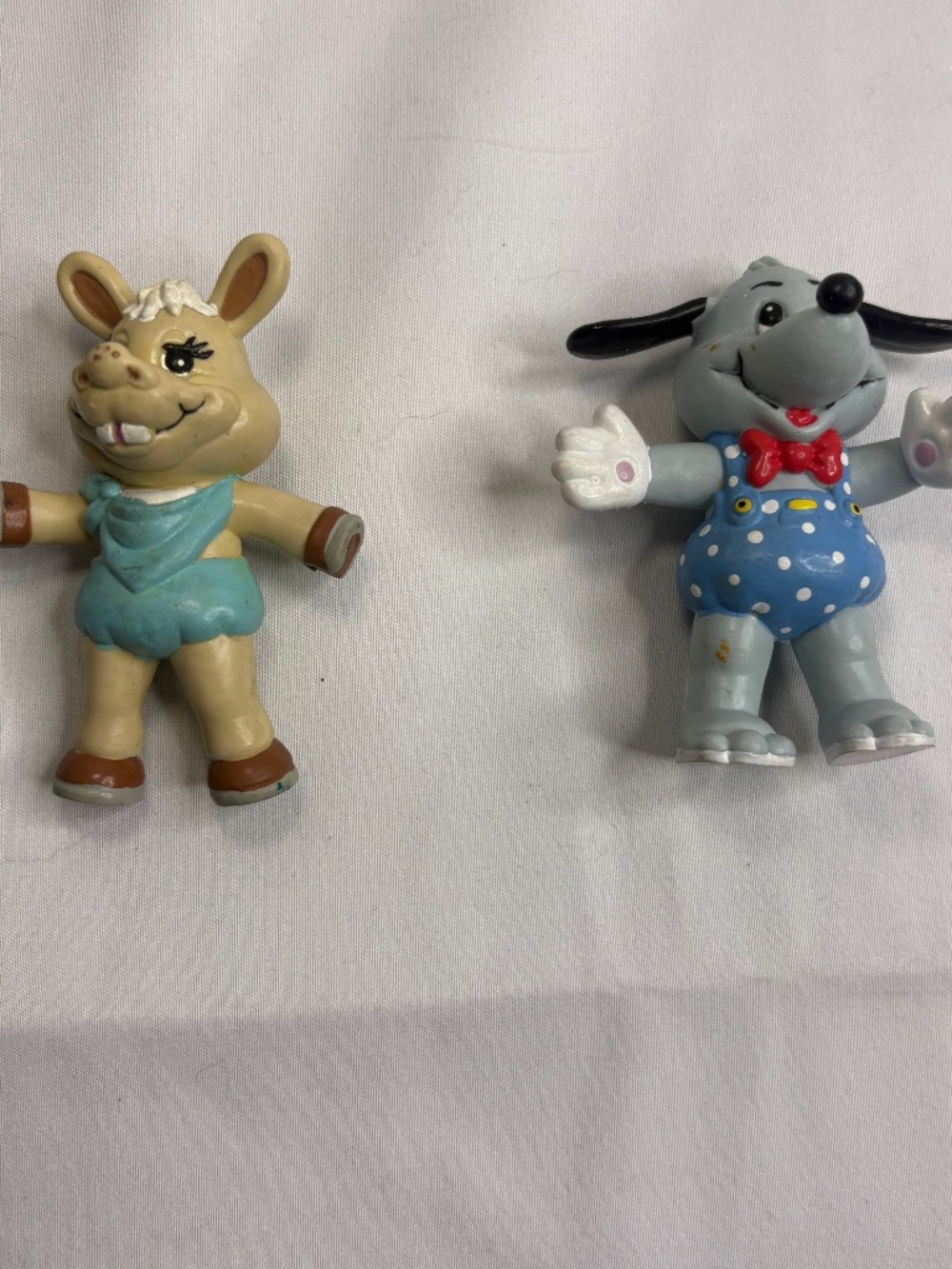 1993 LAMBCHOP Sherri Lewis  Hush Puppy, Charlie Horse Rubber Figure 3” Just Toys
